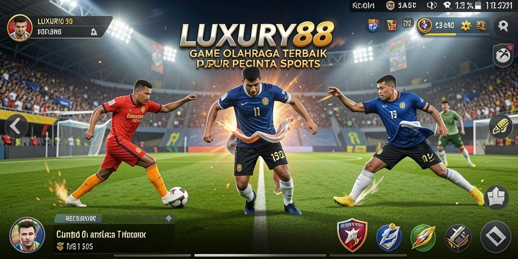 Tampilan menarik dari gameplay LUXURY88 yang penuh aksi olahraga.