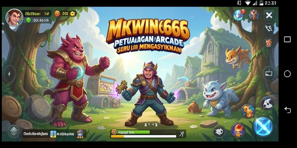 Tangkapan layar gameplay <strong>MKWIN666</strong> menampilkan aksi seru dalam permainan arcade.
