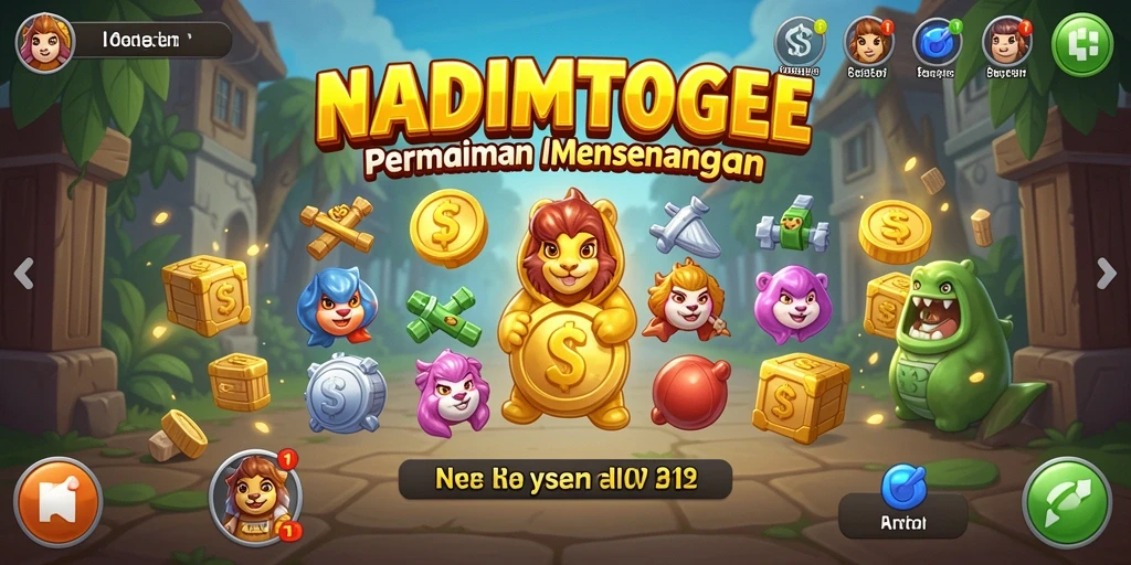 Tampilan gameplay santai dari NADIMTOGEL yang memikat.