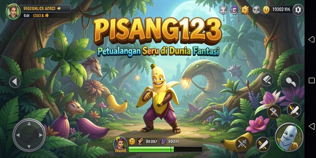 Gameplay PISANG123 yang penuh tantangan dan petualangan.