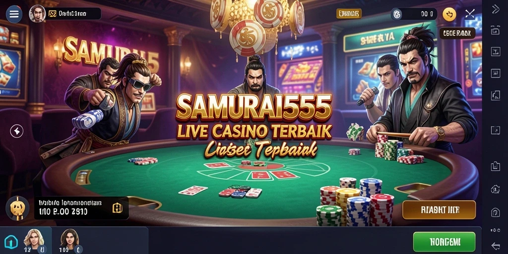 Tampilan menarik dalam permainan Live Casino SAMURAI555