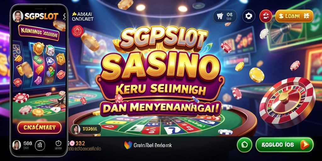 Tampilan gameplay SGPSLOT yang menegangkan dan interaktif.